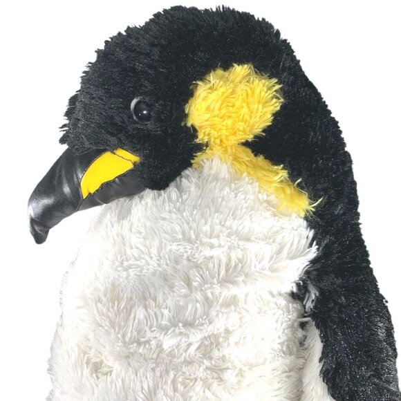 Animal Planet TALL Emperor Penguin Plush HTF READ Black Yellow White Stands 18" - Picture 9 of 11